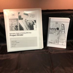 LEAD SAFETY manual and project binder